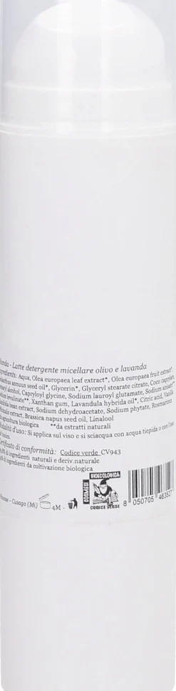 OLIANDA Latte detergente Olivo e Lavanda, 200 ml
