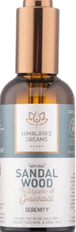 Olio Ayurvedico Viso e Corpo al Legno di Sandalo SERENITY, 100 ml