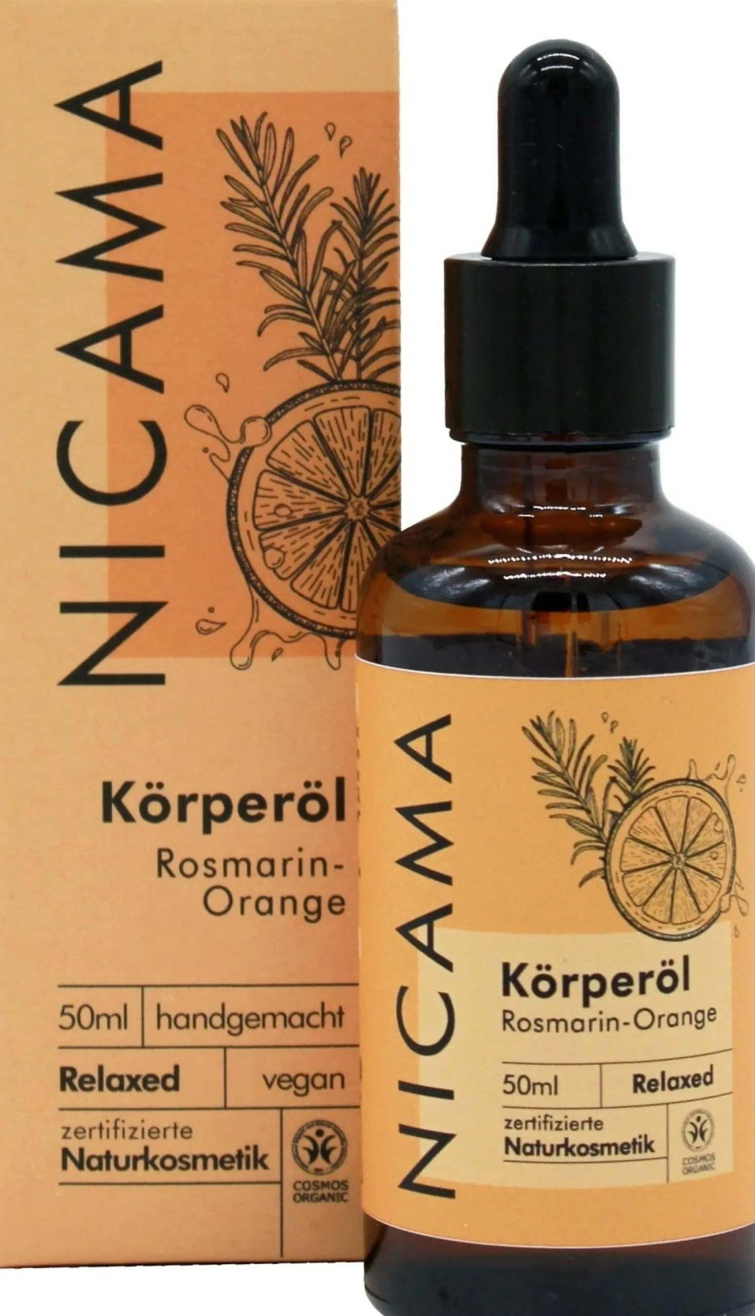 Olio Corpo - Rosmarino-Arancia, 50 ml