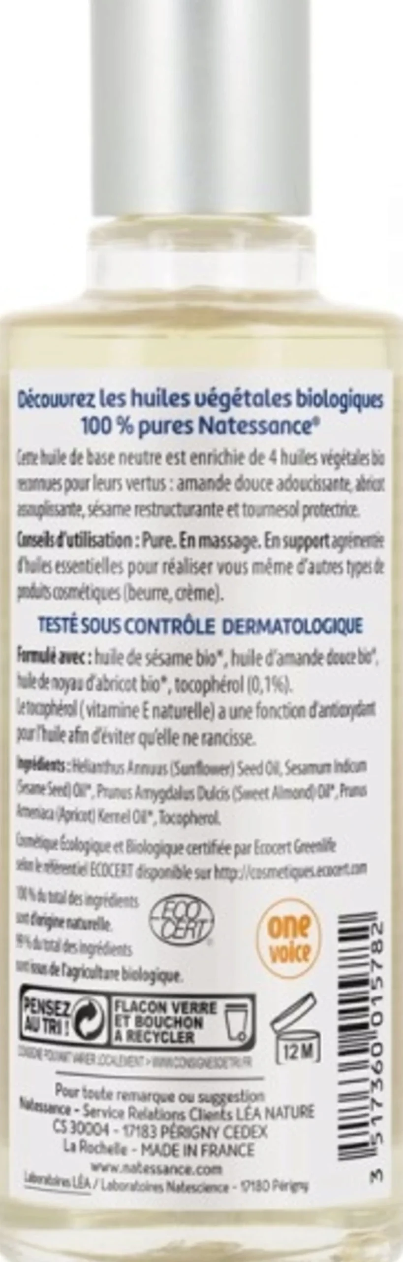 Olio Neutro, 100 ml