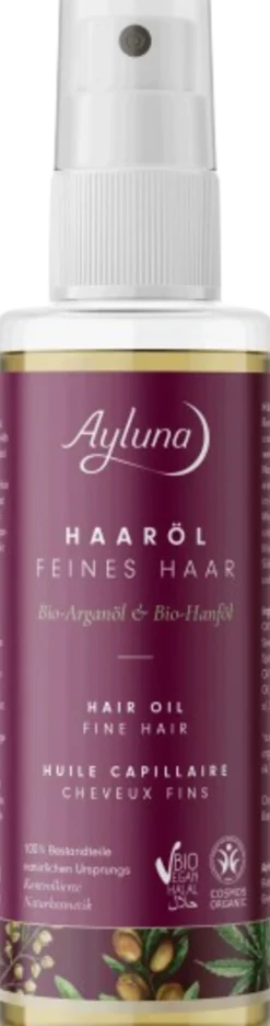 Olio per Capelli con Argan Bio e Canapa Bio, 100 ml