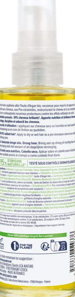 Olio Secco Nutriente con Olio di Argan Bio, 100 ml
