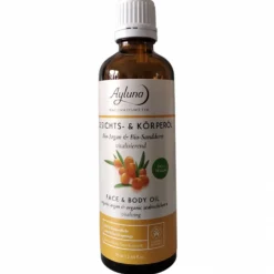 Olio Viso e Corpo con Argan e Olivello Spinoso Bio, 75 ml