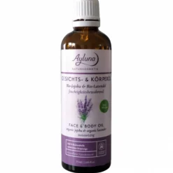 Olio Viso e Corpo con Jojoba e Lavanda Bio, 75 ml