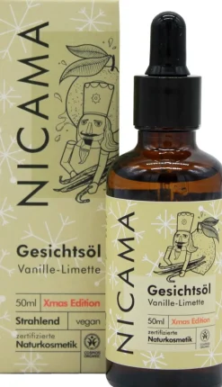 Olio Viso Xmas Edition - Vaniglia e Limetta, 50 ml