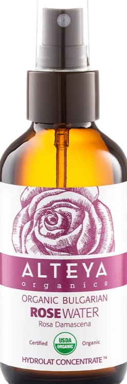 Organic Bulgarian Rose Water Rosa Damascena, 120 ml