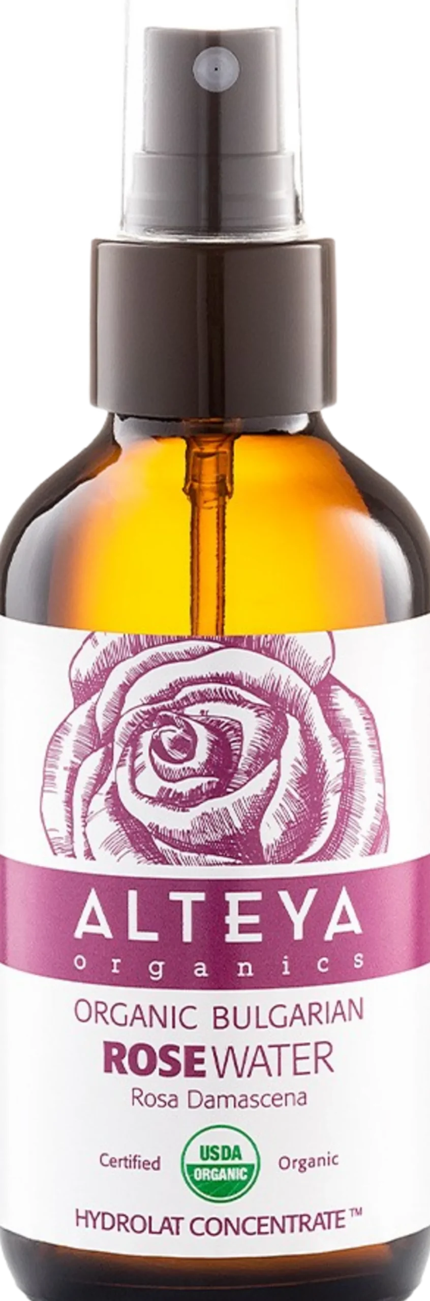 Organic Bulgarian Rose Water Rosa Damascena, 120 ml