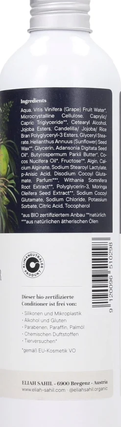 Organic Coconut & Moringa Conditioner, 230 ml