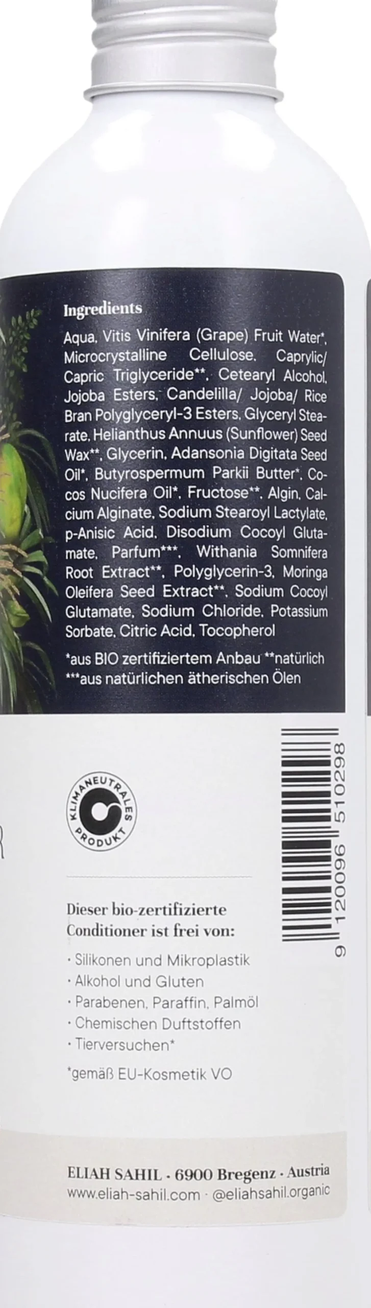 Organic Coconut & Moringa Conditioner, 230 ml