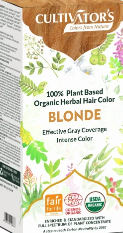 Organic Herbal Hair Color Blonde, 100 g