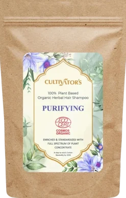 Organic Herbal Hair Shampoo Powder, Purifying (250 g)