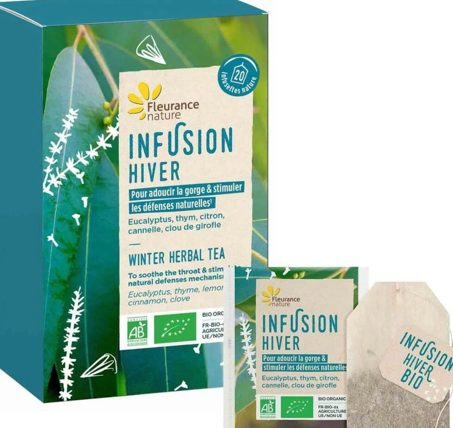 Organic Herbal Tea "Winter", 20 pz. (20 bustine)