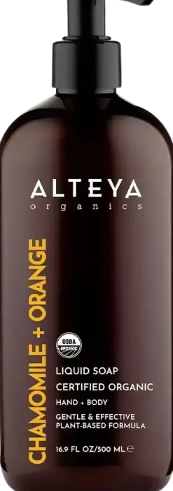 Organic Liquid Soap Chamomile + Orange, 500 ml