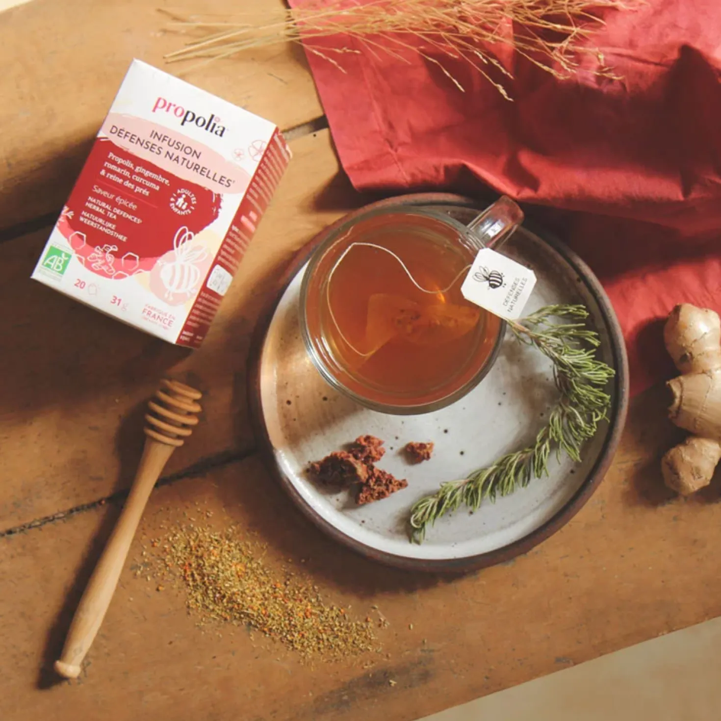 Organic Natural Defences Herbal Tea, 20 bustine di tè (31 g)
