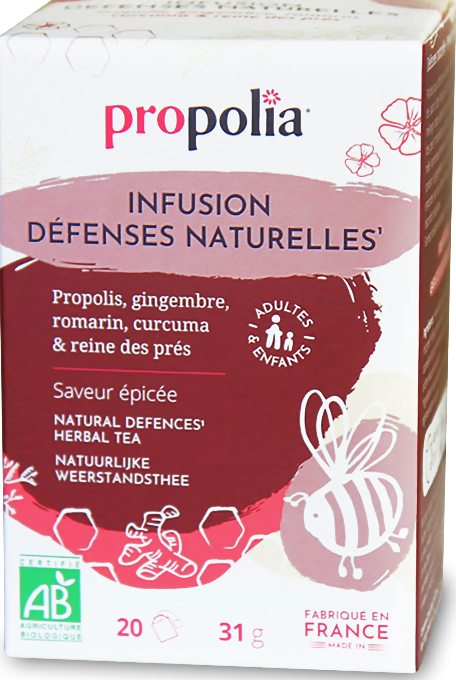 Organic Natural Defences Herbal Tea, 20 bustine di tè (31 g)