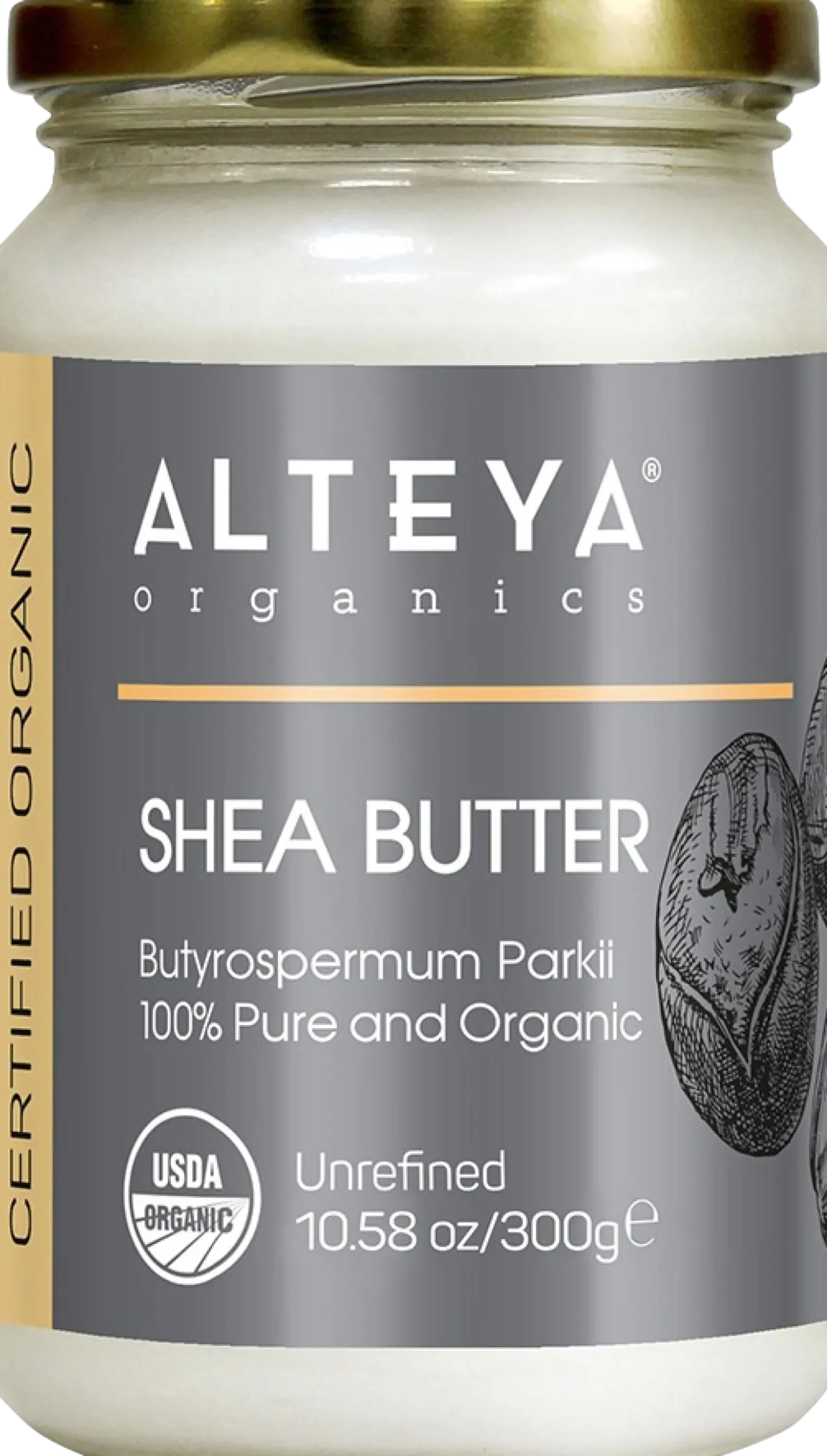 Organic Shea Butter, 300 g