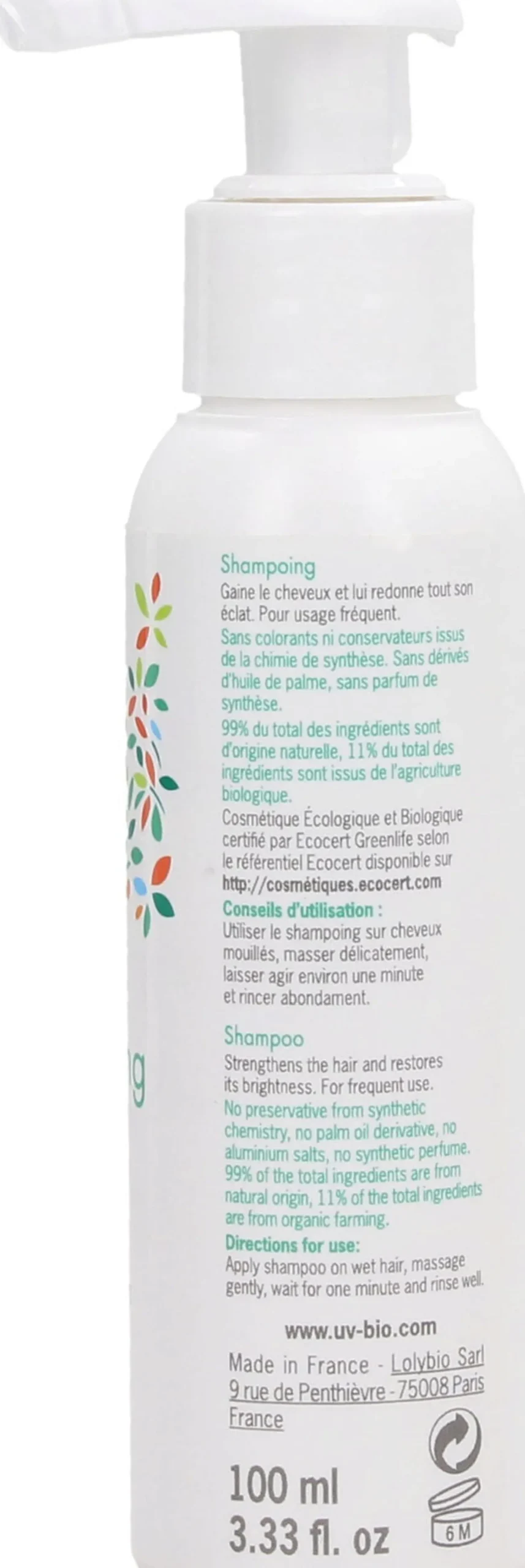 Oxygen Spirulina Shampoo, 100 ml