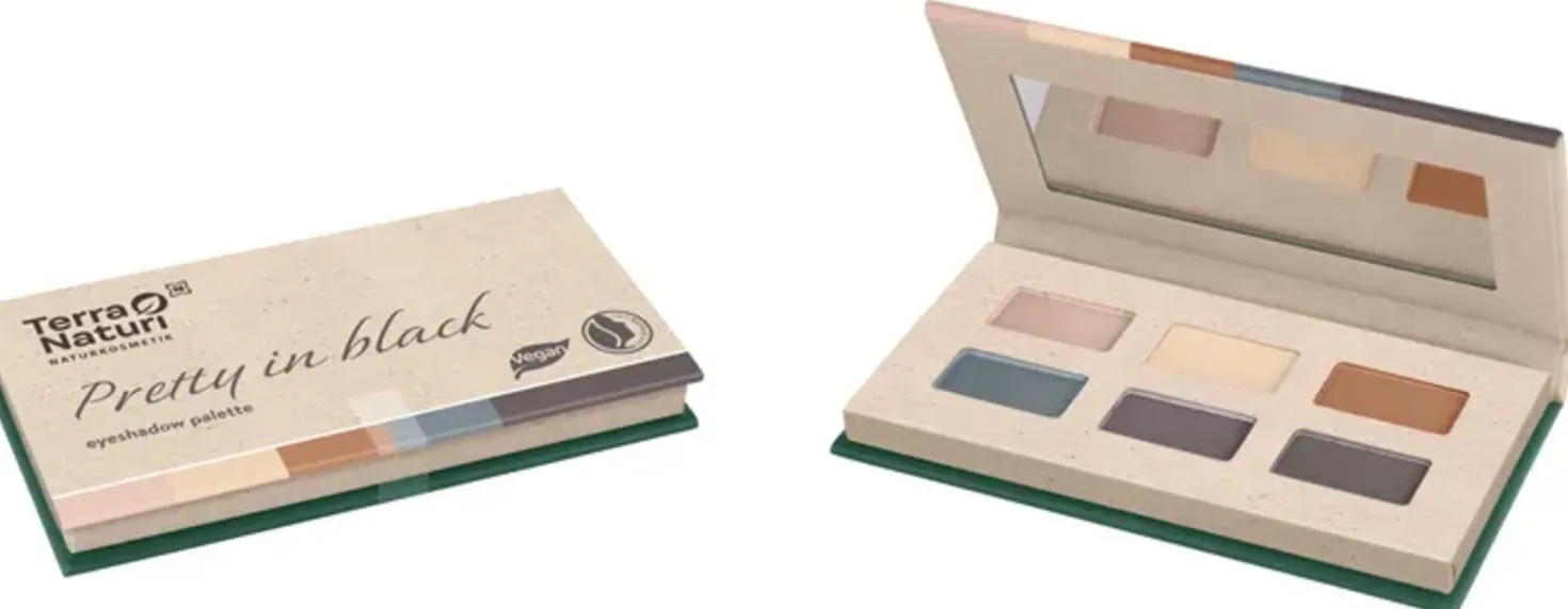 Palette di 6 Ombretti, PRETTY IN BLACK (vegan) (3,60 g)