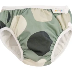 Pannolino-Mutandina da Bagno L, Green shapes