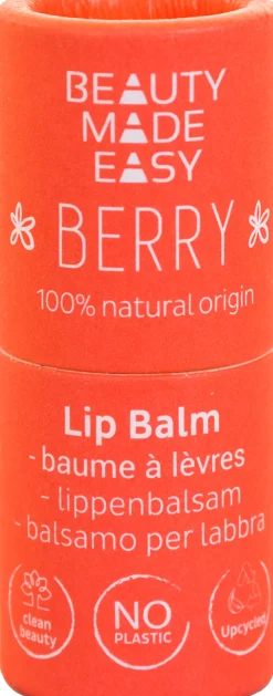 Paper Tube Lip Balm, Berry (6 g)