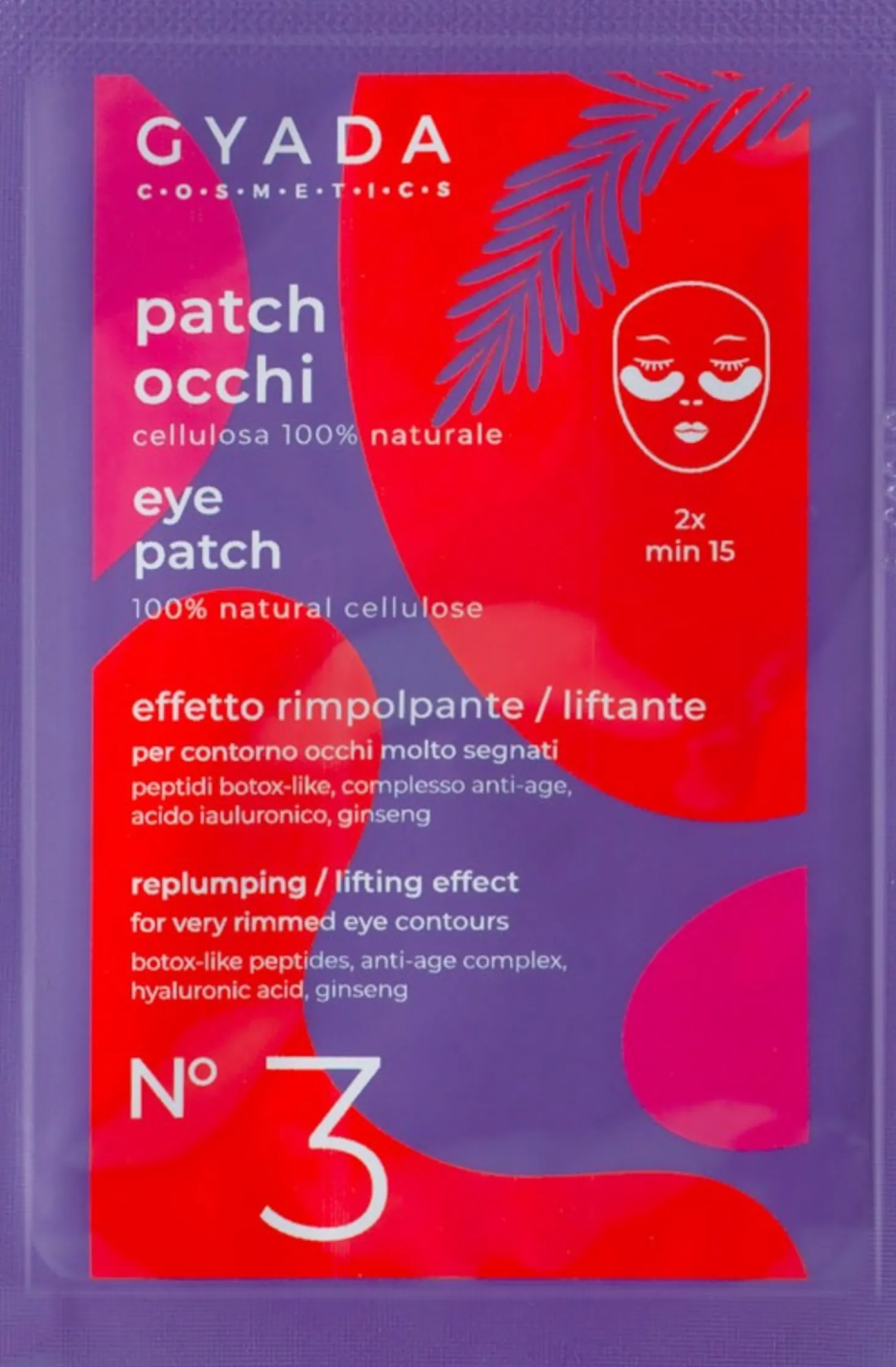 Patch Occhi Rimpolpanti Effetto Lifting nr.3, 5 ml