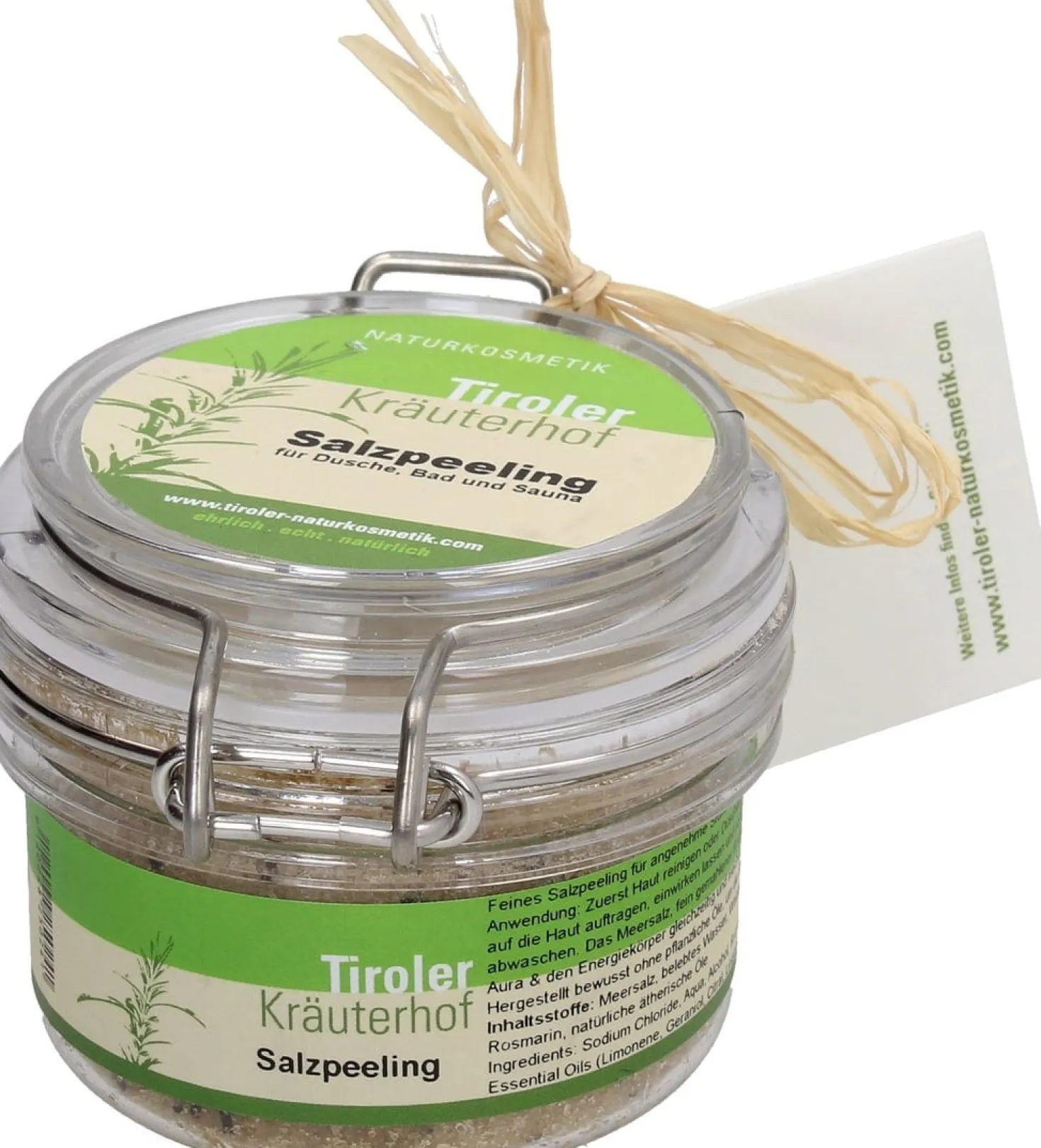 Peeling al Sale Marino con Rosmarino, 180 g