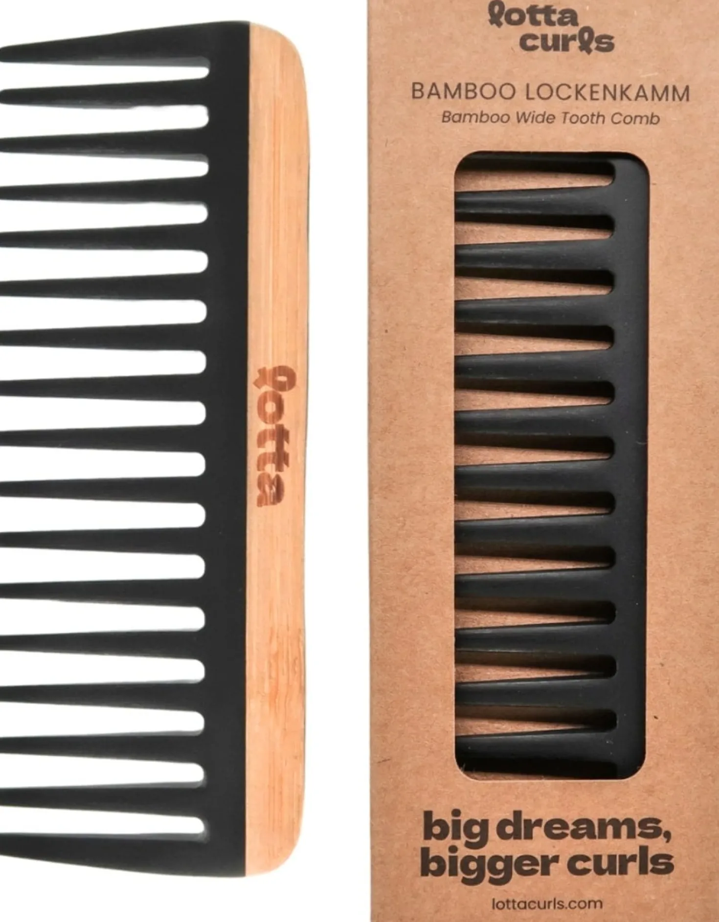 Pettine in Bambù per Ricci