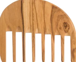 Pettine Piccolo per Capelli Ricci, legno di ulivo