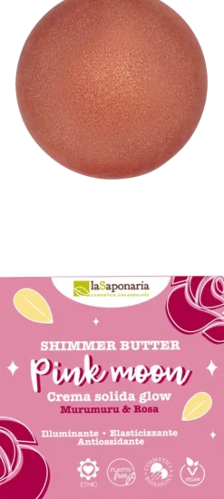 "Pink Moon" Crema Solida Murumuru e Rosa, 80 ml
