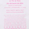 Pink Party Bath Salt Rose & Pomegranate, 40 g
