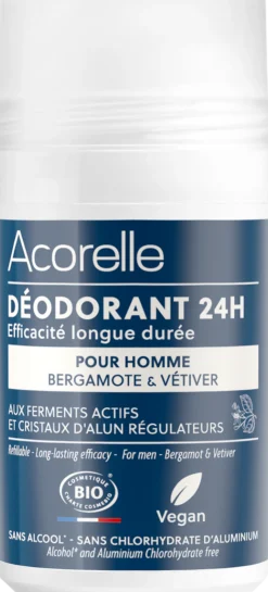 Pour Homme Deo Roll-on Bergamotto e Vetiver, 50 ml