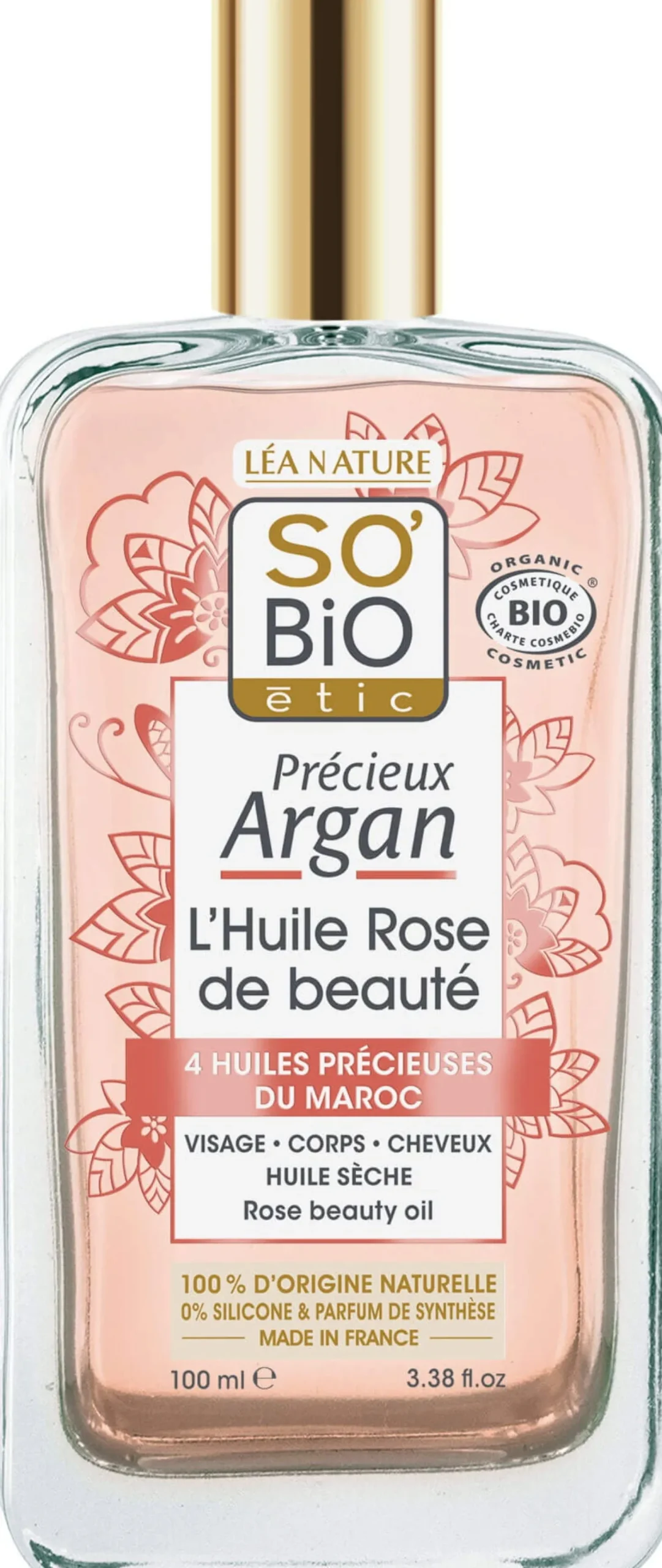 Précieux Argan - Olio di Bellezza alla Rosa, 100 ml