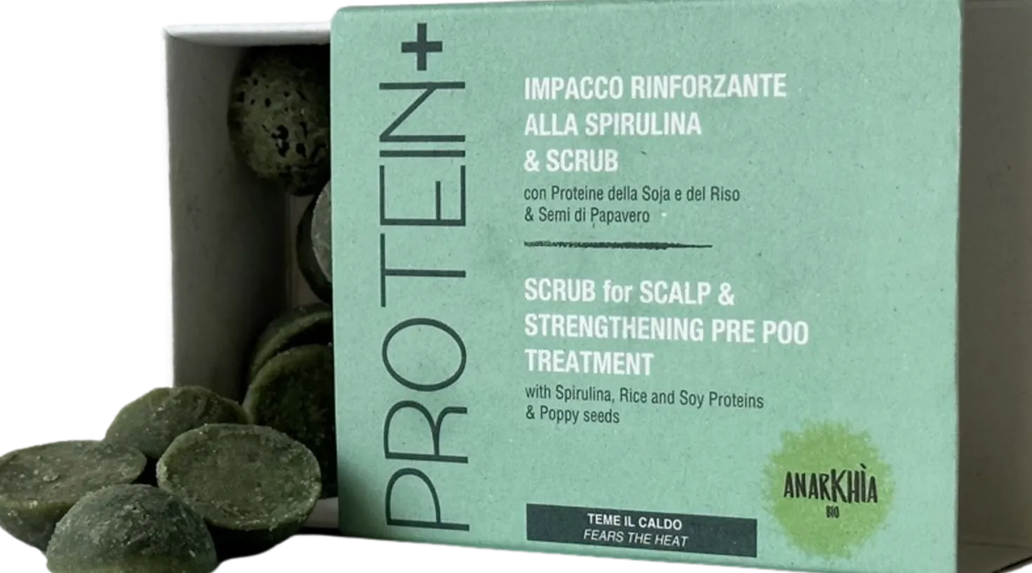 Protein+ Impacco Rinforzante alla Spirulina e Scrub, 55 g