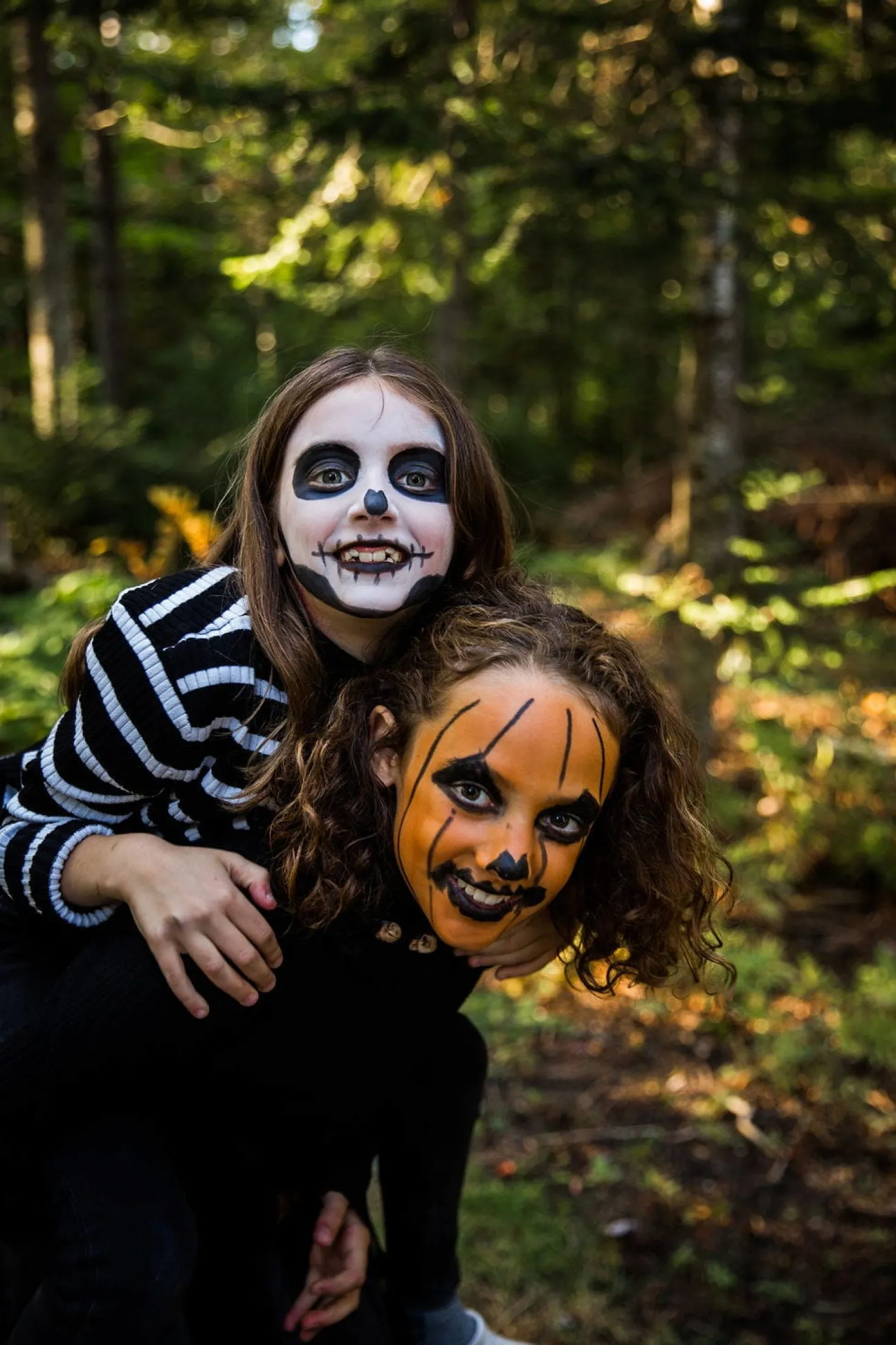 Pumpkin & Skeleton Face Painting Kit