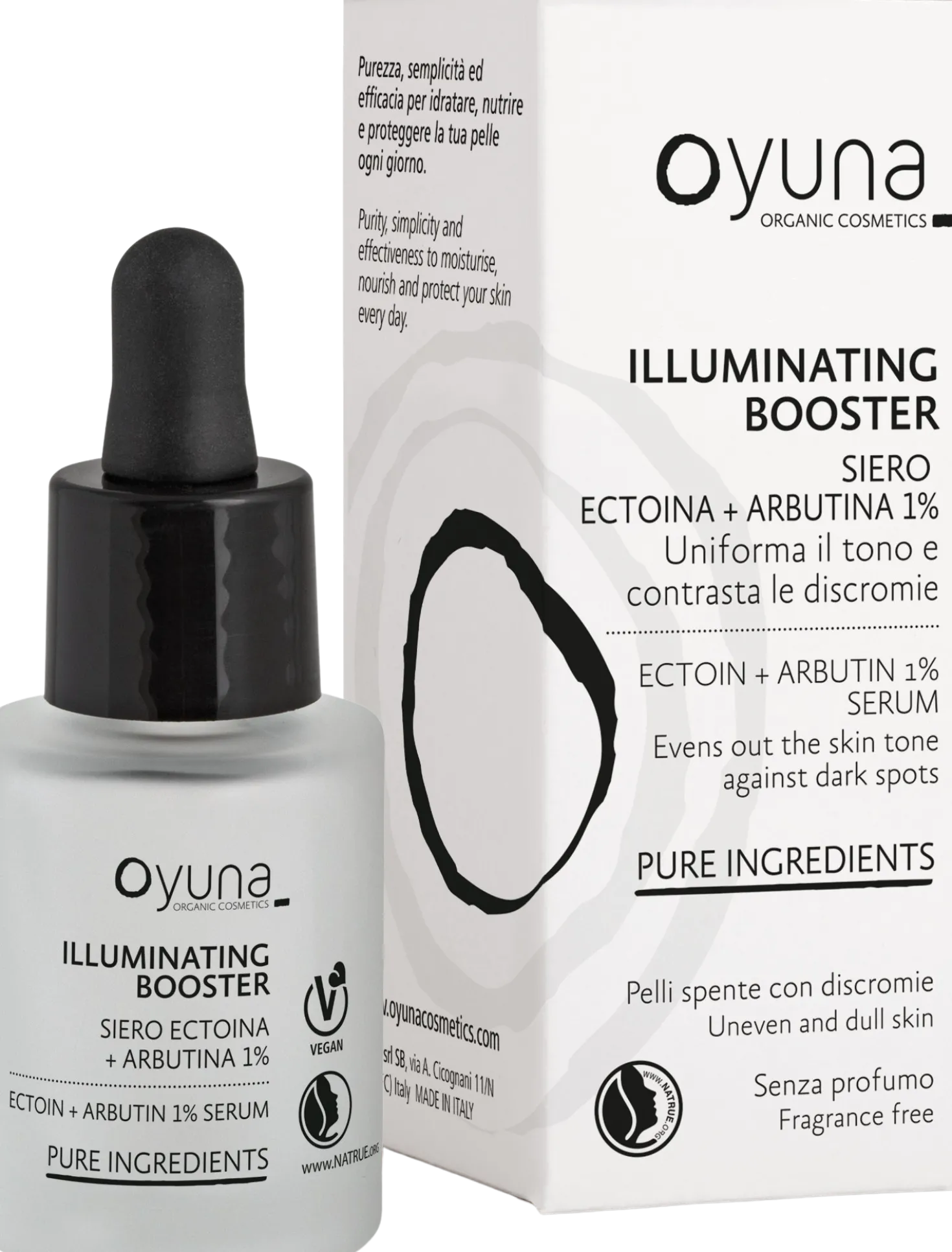 Pure Ingredients Illuminating Booster Siero Viso, 15 ml