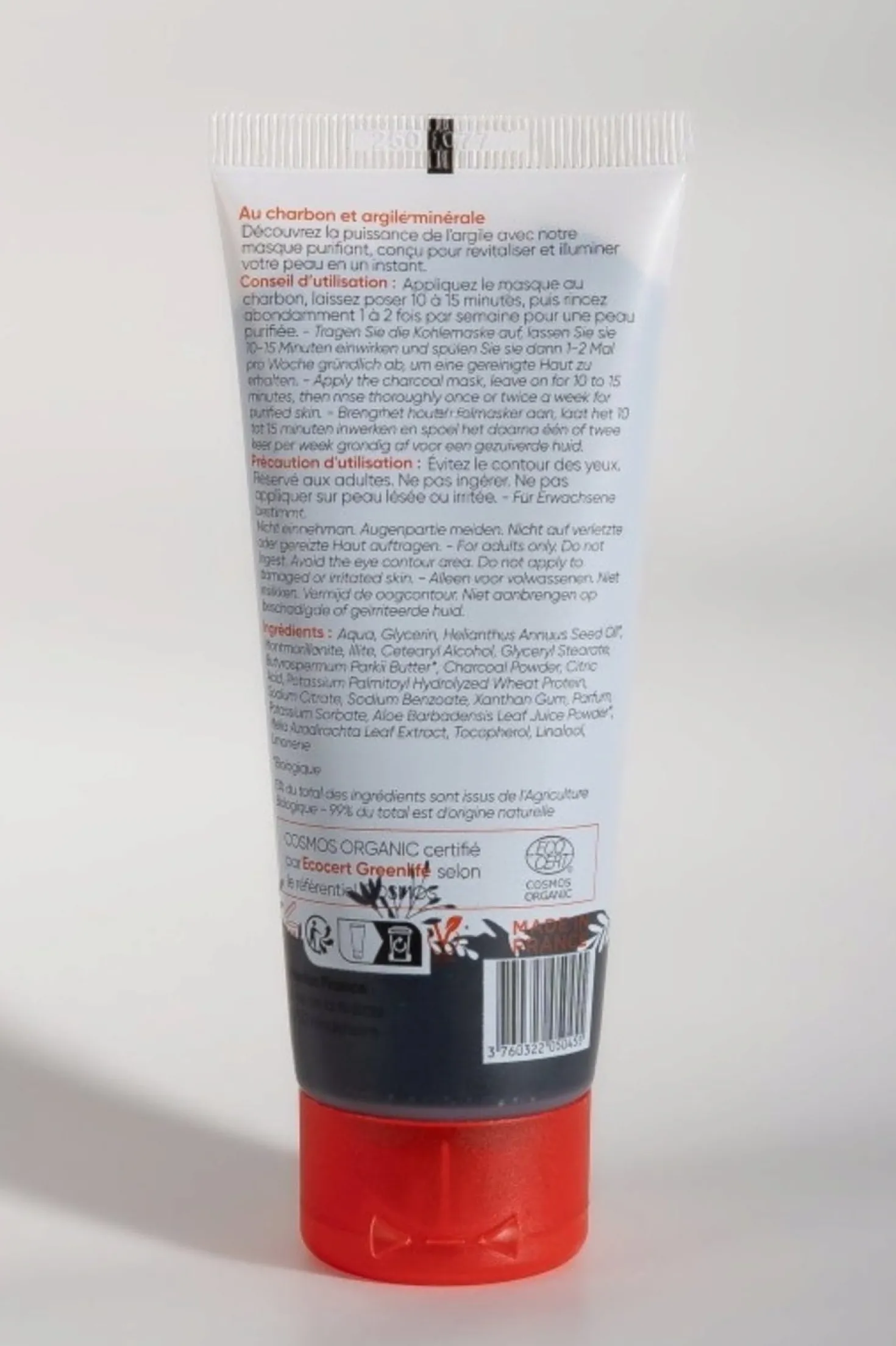 Purifying Charcoal Mask, 75 ml