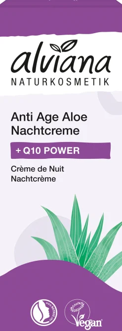 +Q10 POWER - Crema Notte Anti Age all'Aloe, 50 ml