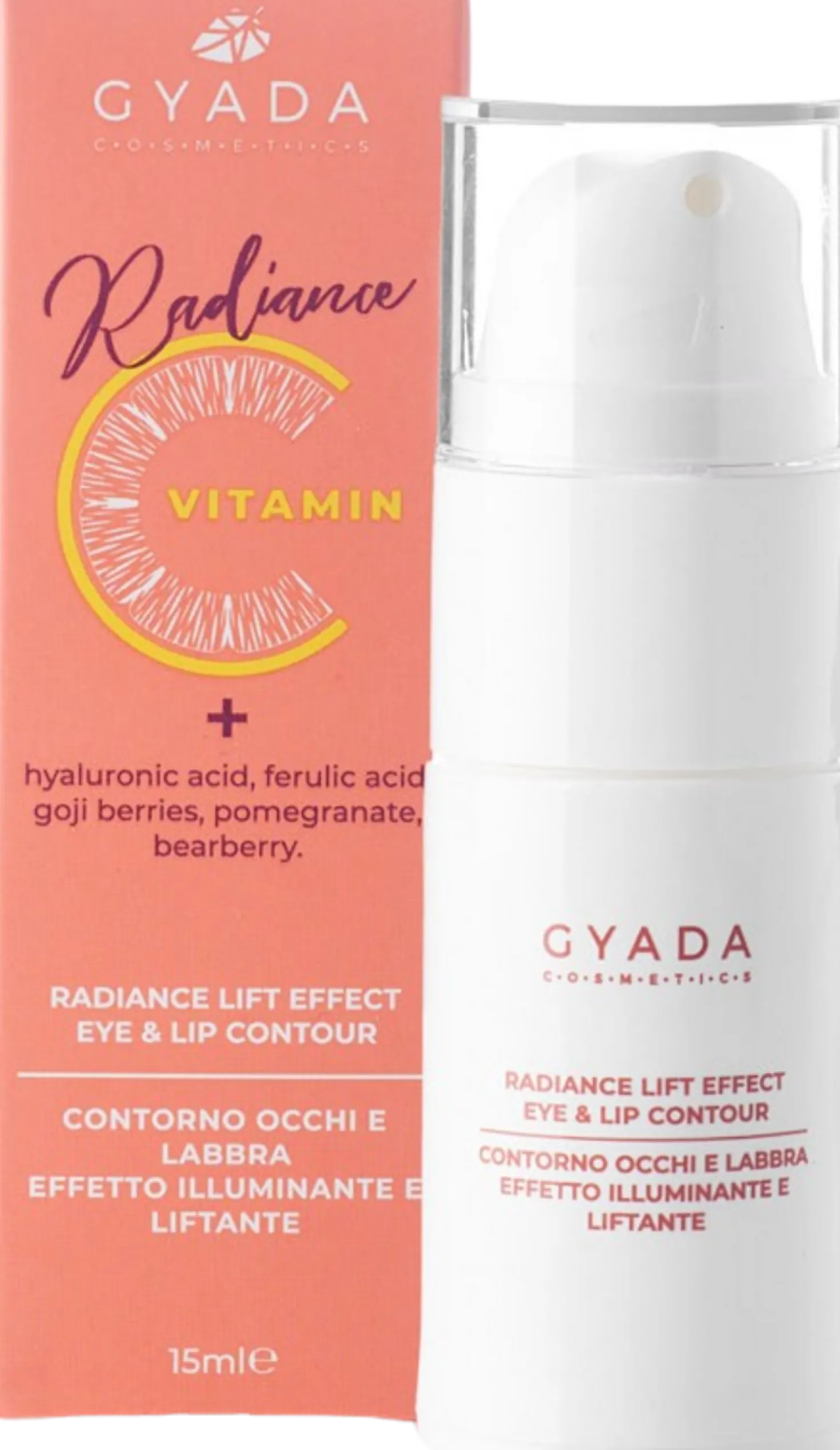 Radiance Contorno Occhi e Labbra Illuminante e Liftante, 15 ml