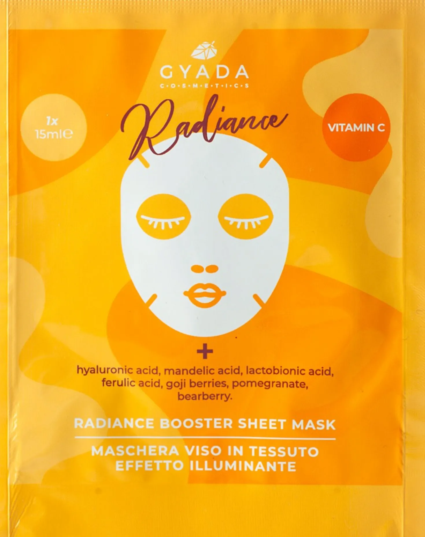 Radiance Maschera Viso in Tessuto Illuminante, 15 ml