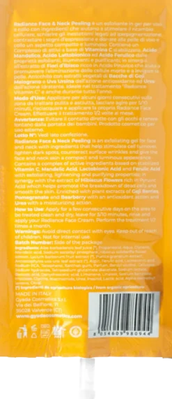 Radiance Peeling Illuminante Viso e Collo, 25 ml