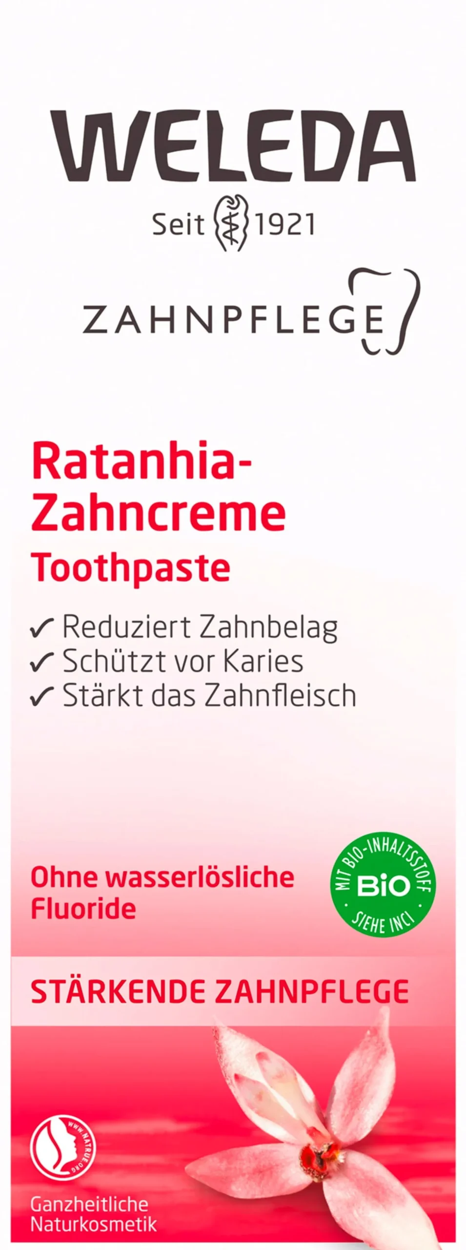 Ratania - Pasta Dentifricia, 75 ml