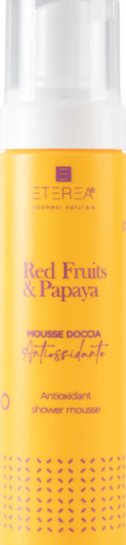 Red Fruits & Papaya Mousse Doccia Antiossidante, 200 ml