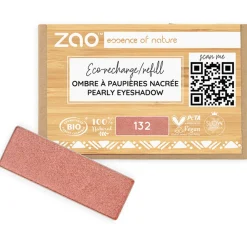 Refill Rectangle Eye Shadow, 201 Matt Ivory (1,30 g)