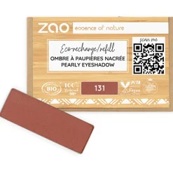 Refill Rectangle Eye Shadow, 201 Matt Ivory (1,30 g)