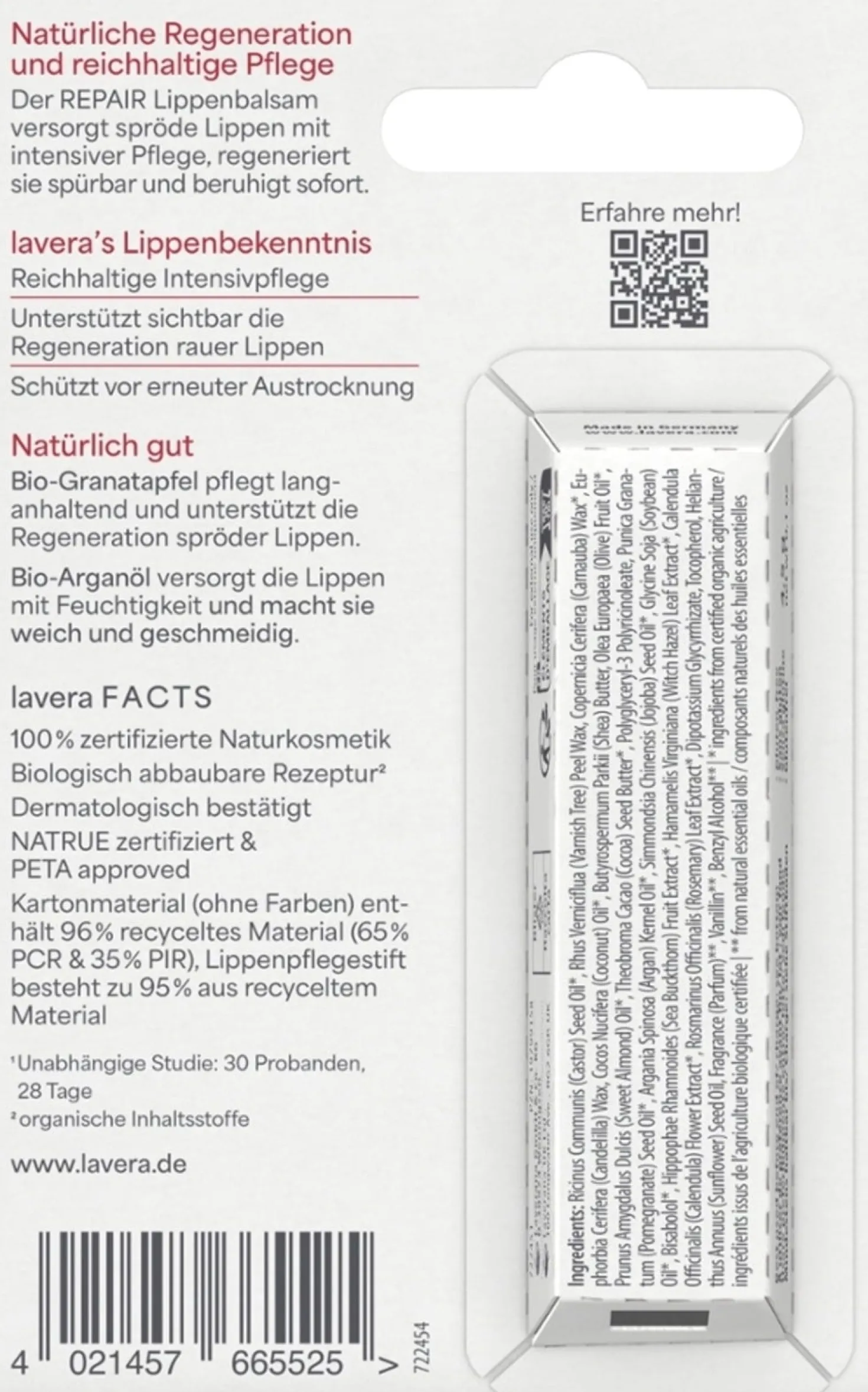 Repair Balsamo Labbra, 4,50 g