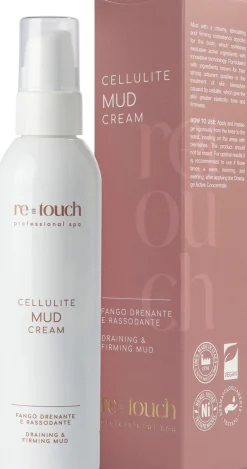 re-touch Cellulite Mud Cream, Fango Drenante e Rassodante, 200 ml