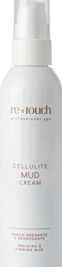 re-touch Cellulite Mud Cream, Fango Drenante e Rassodante, 200 ml