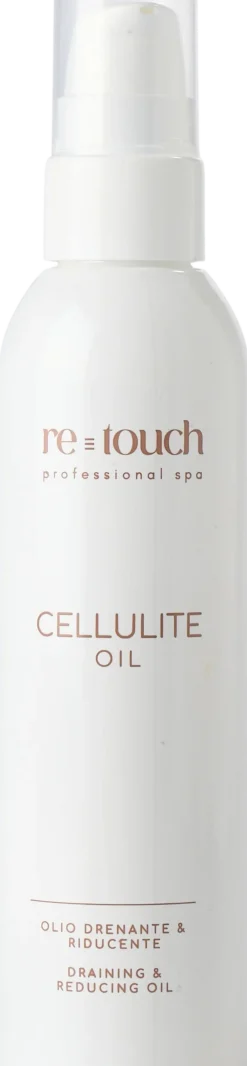 re-touch Cellulite Oil, Olio Drenante e Riducente, 200 ml
