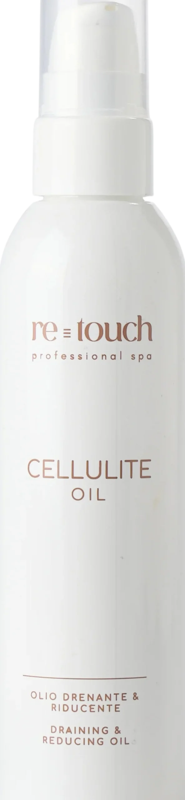 re-touch Cellulite Oil, Olio Drenante e Riducente, 200 ml