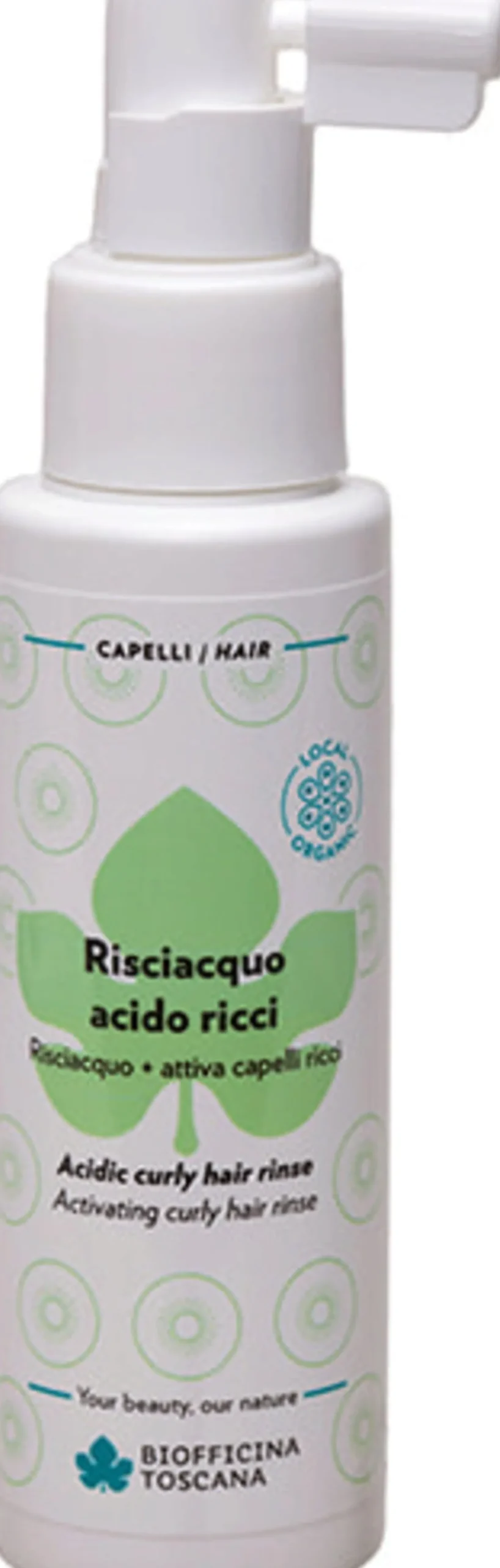 Risciacquo Acido per Capelli Ricci, 100 ml